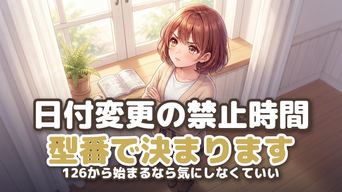 【型番で決まります】ロレックスの日付変更禁止時間が要るモデル・要らないモデル|公式の説明書には書いていませんでした